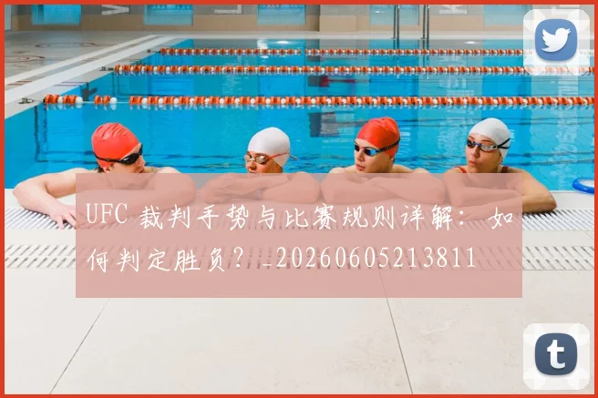 UFC 裁判手势与比赛规则详解:如何判定胜负?_20260605213811